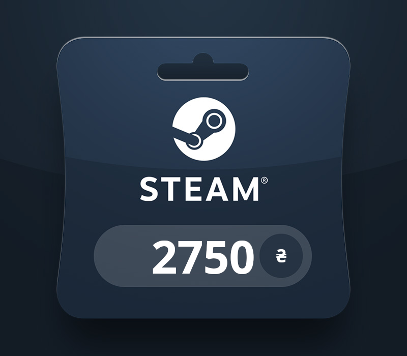 Steam Wallet UAH 2750 Gift Card UA cover art