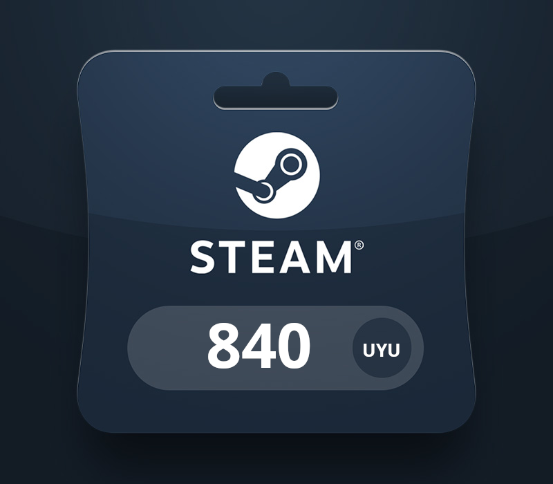 Steam Wallet UYU 840 Gift Card cover art