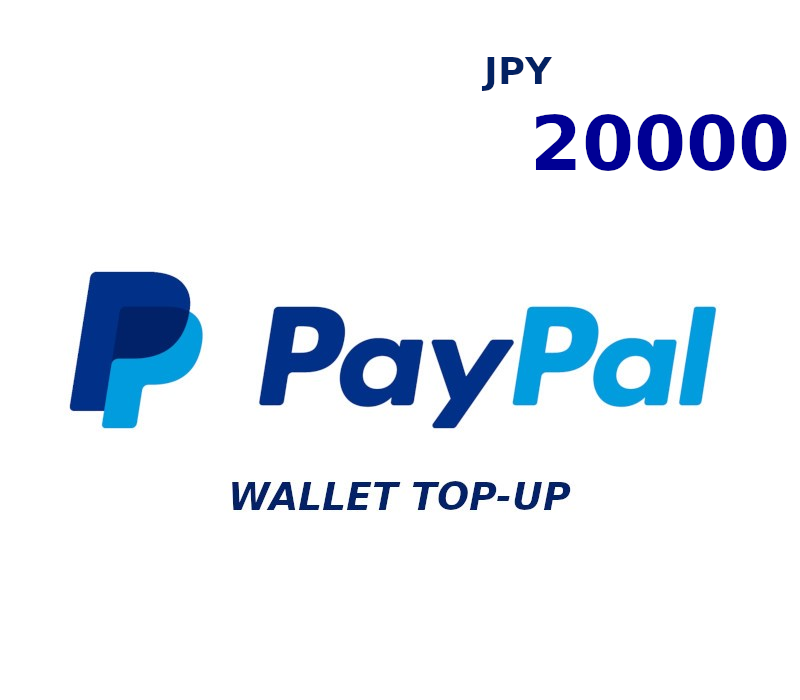 PayPal Wallet JPY 20000 Top Up cover art