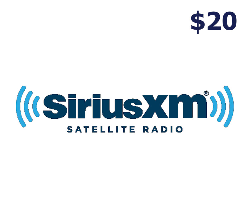 SiriusXM $20 Gift Card cover art