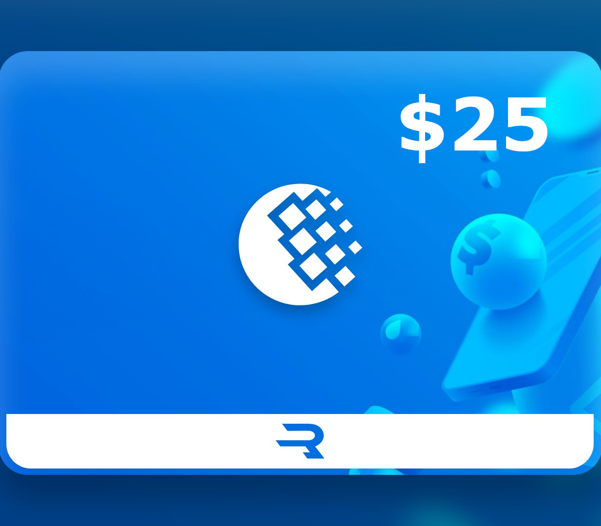 Rewarble WebMoney USD 25 Gift Card cover art