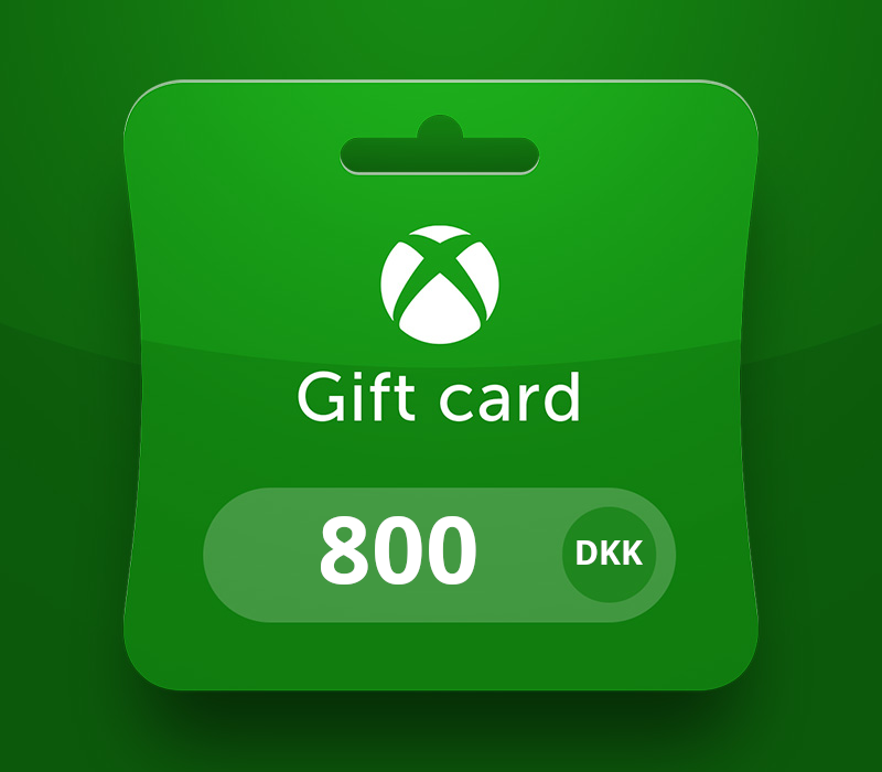 XBOX Live DKK 800 Prepaid Card DK cover art
