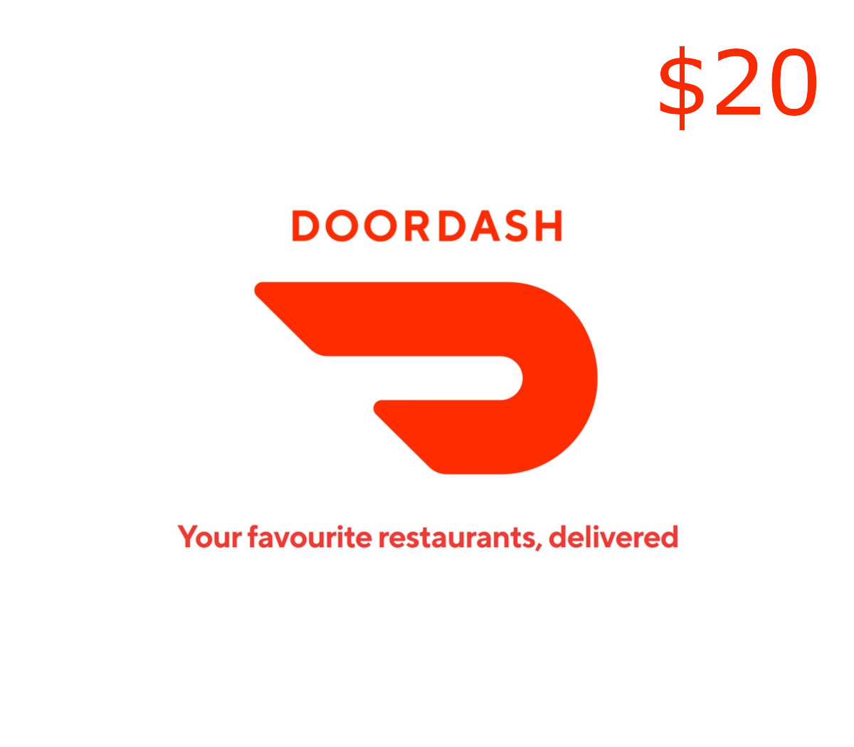 DoorDash $20 Gift Card cover art