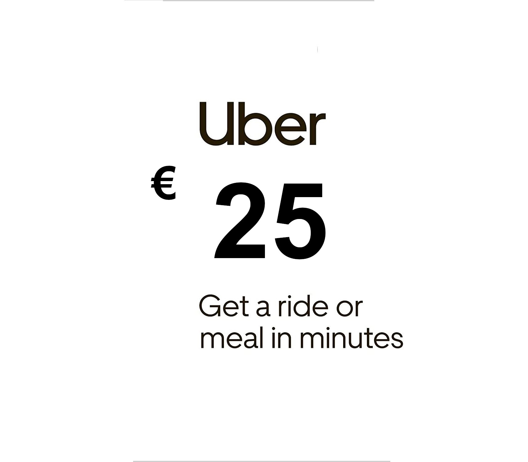 Uber €25 IT Gift Card cover art