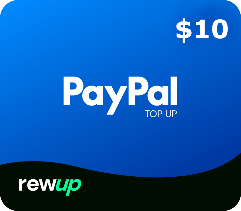 RewUp PayPal USD 10 Gift Card cover art