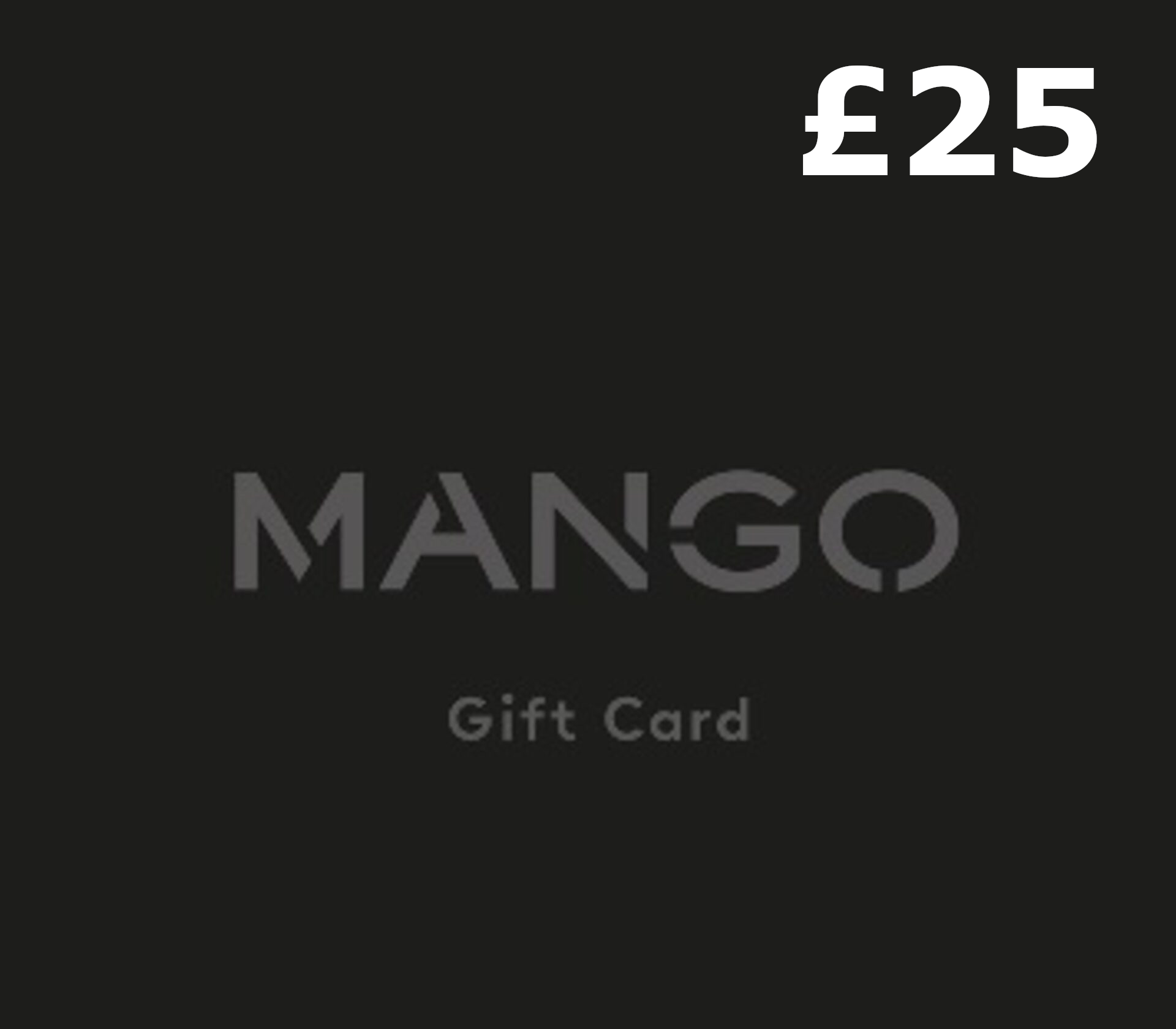 Mango £25 Gift Card cover art