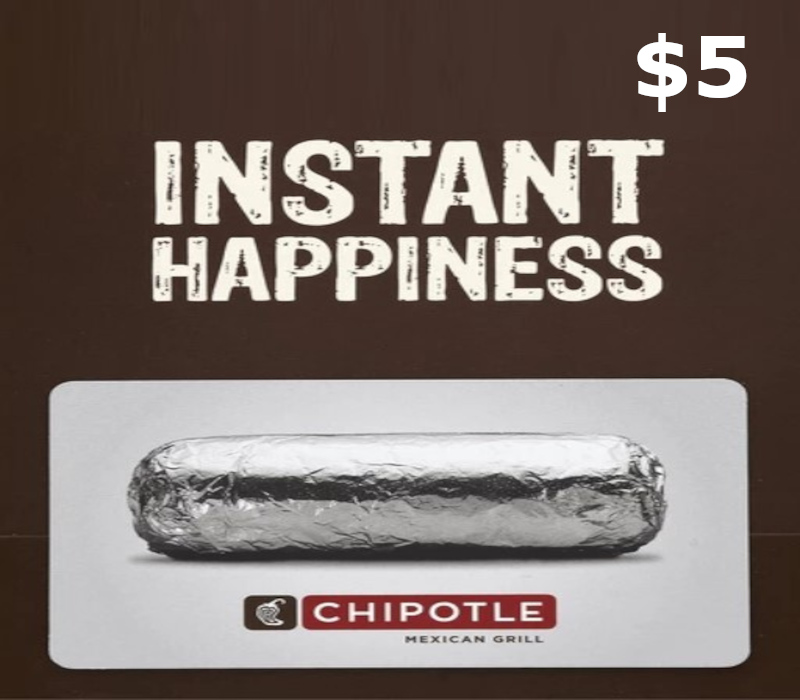 Chipotle $5 Gift Card cover art