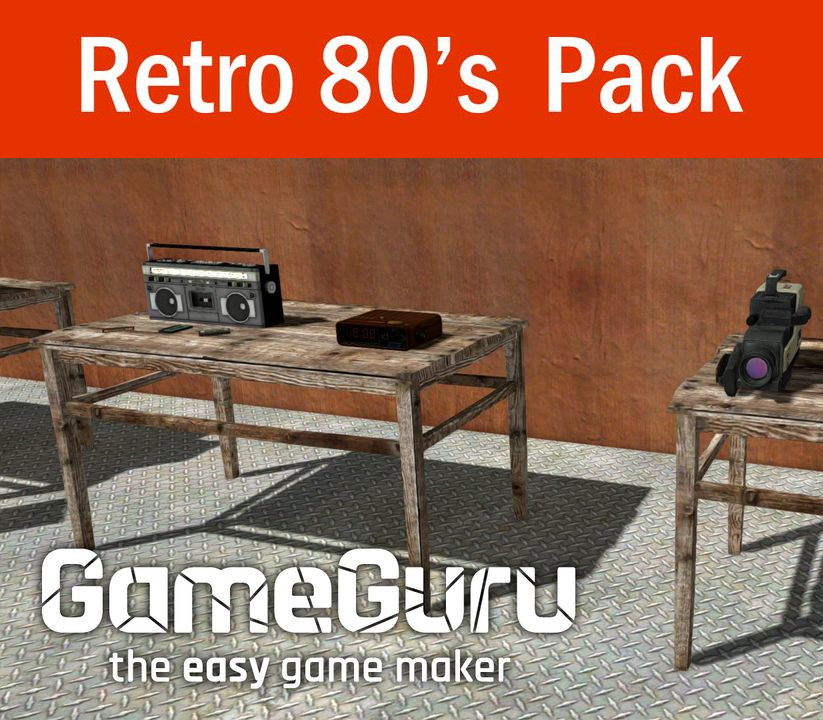 GameGuru - Retro 80's Pack DLC cover art
