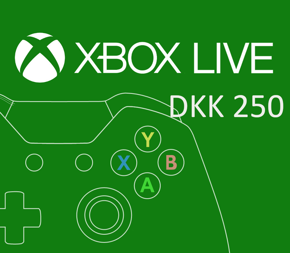 XBOX Live 250 DKK Prepaid Card DK cover art