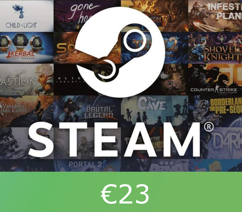Steam Gift Card €23 cover art