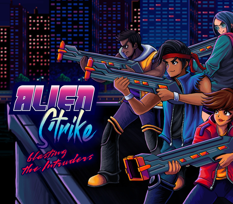 Alien Strike: Blasting the Intruders cover art