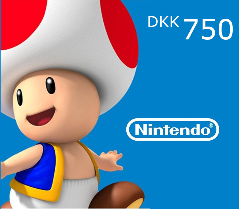 Nintendo eShop Prepaid Card 750 DKK DK cover art