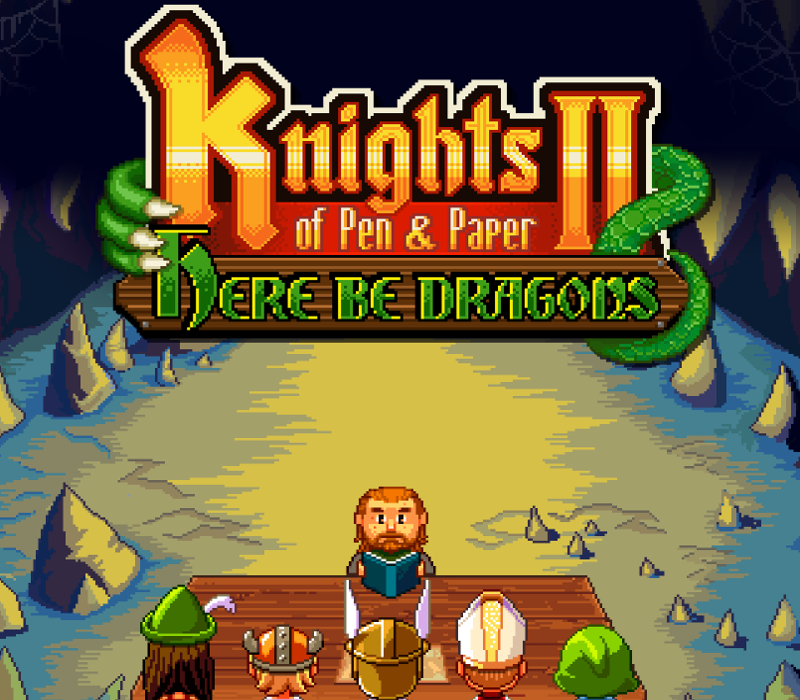Knights of Pen and Paper 2 - Here Be Dragons DLC cover art