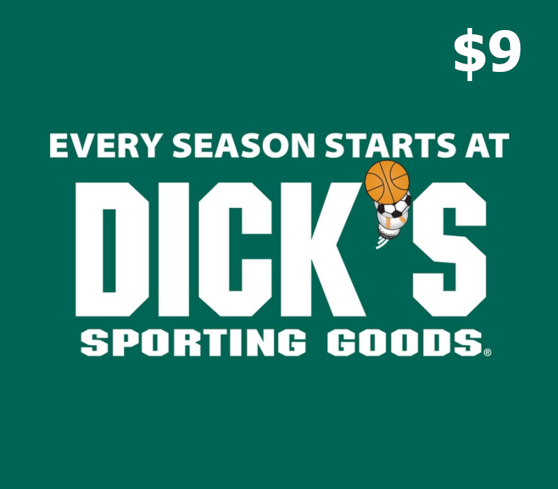 Dicks Sporting Goods $9 Gift Card cover art