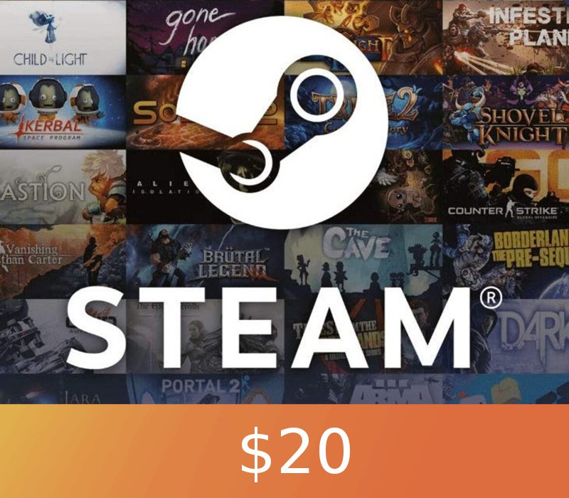 Steam Gift Card $20 CAD cover art
