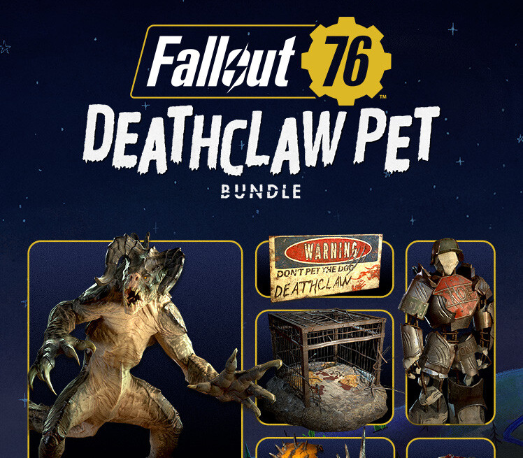 Fallout 76 - Deathclaw Pet Bundle DLC cover art