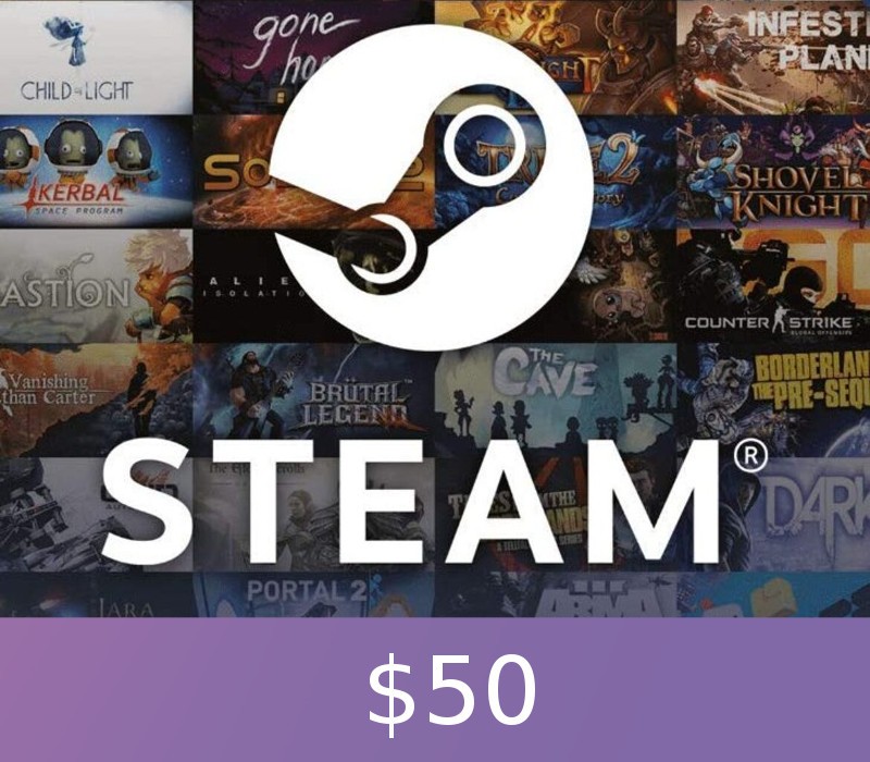 Steam Gift Card $50 CAD cover art