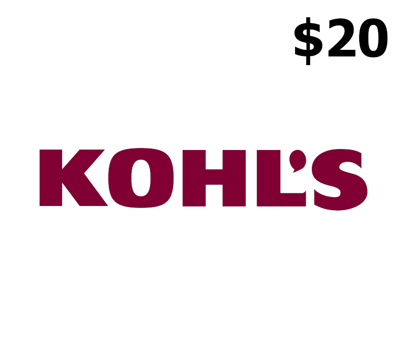 Kohls $20 Gift Card cover art
