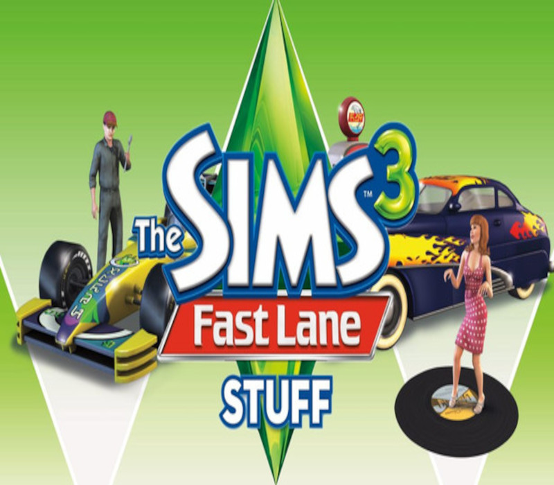 The Sims 3 - Fast Lane Stuff Expansion Pack DLC cover art