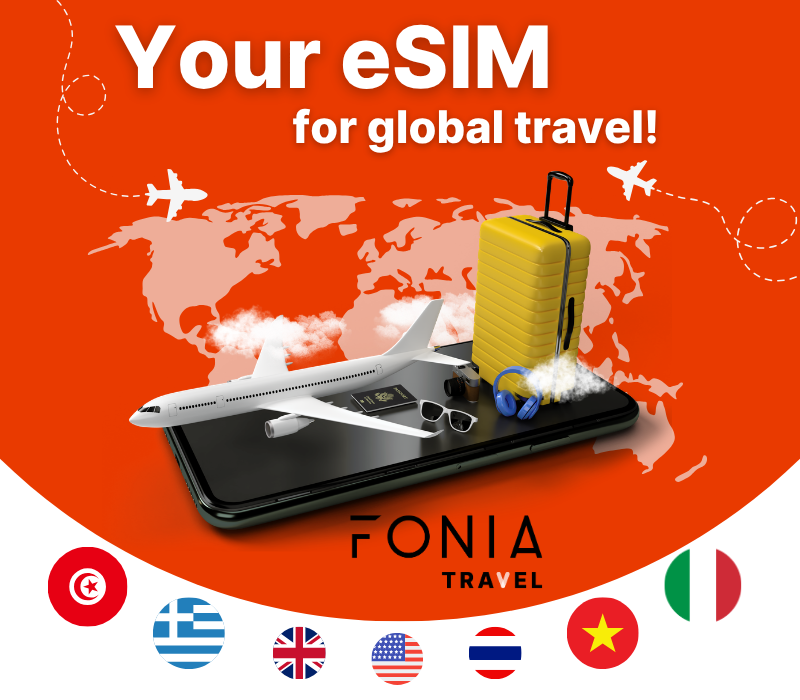 eSIM Fonia Travel Europe - 1 GB Data (valid for 7 Days) cover art