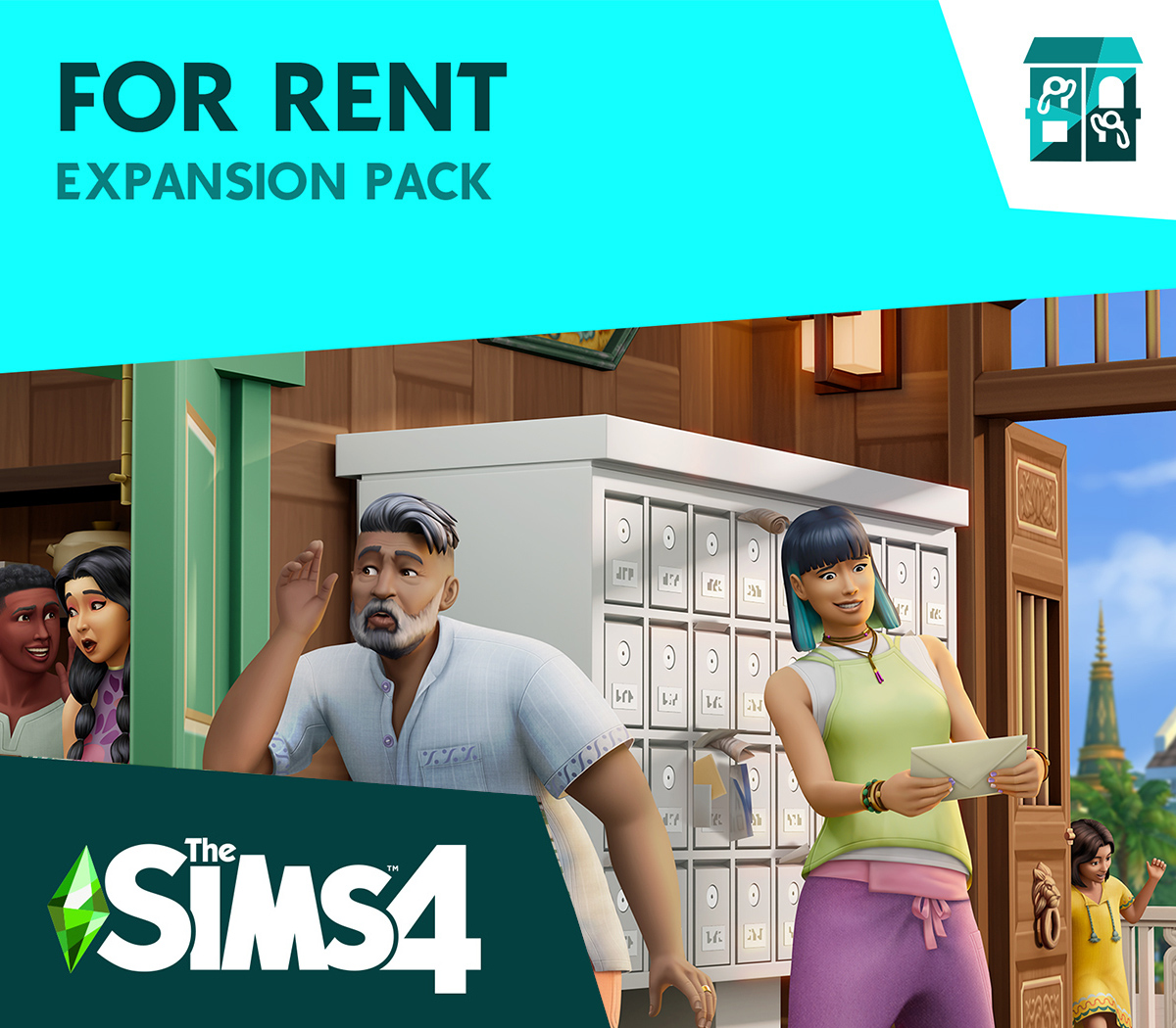 The Sims 4 - For Rent Expansion Pack DLC cover art
