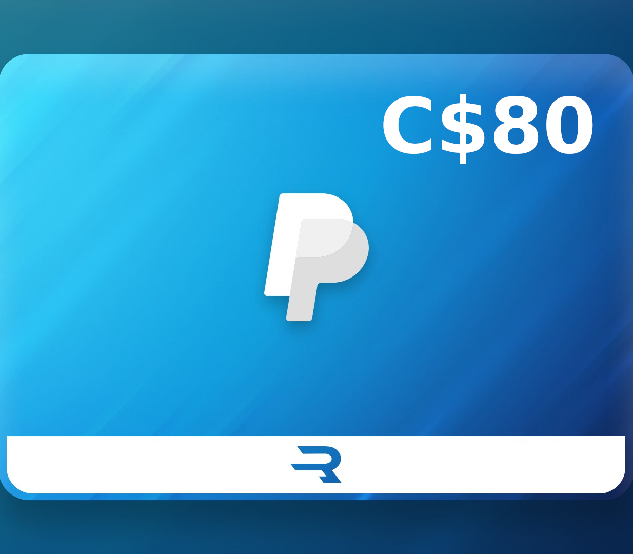 Rewarble PayPal C$80 Gift Card cover art