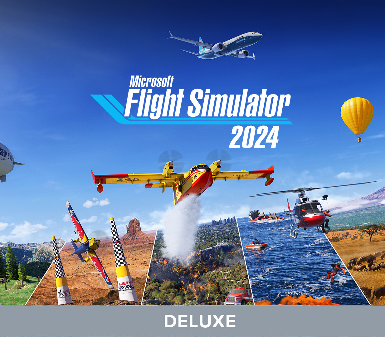 Microsoft Flight Simulator 2024 Deluxe Edition cover art