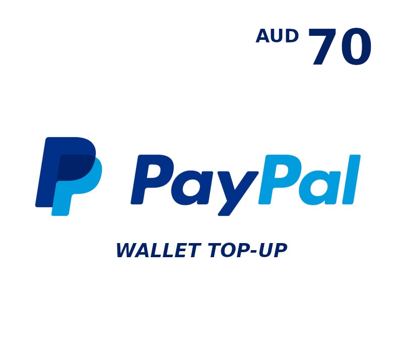 PayPal Wallet AUD 70 Top Up cover art