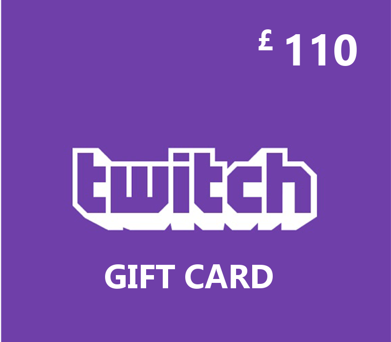 Twitch GBP 110 Gift Card cover art