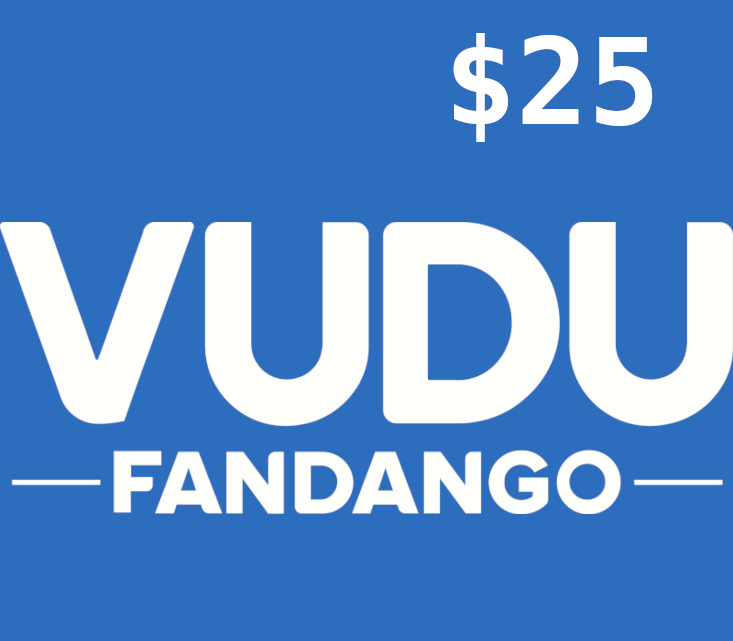 Vudu USD 25 Gift Card cover art