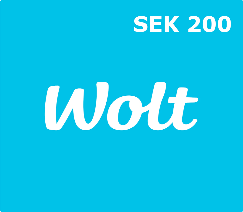 Wolt SEK 200 Gift Card SE cover art