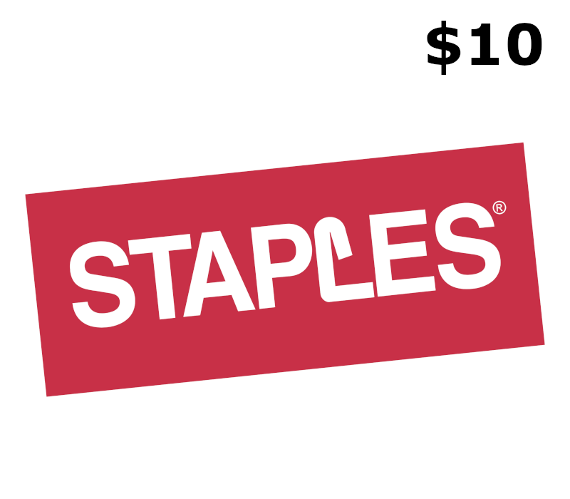 Staples $10 Gift Card cover art