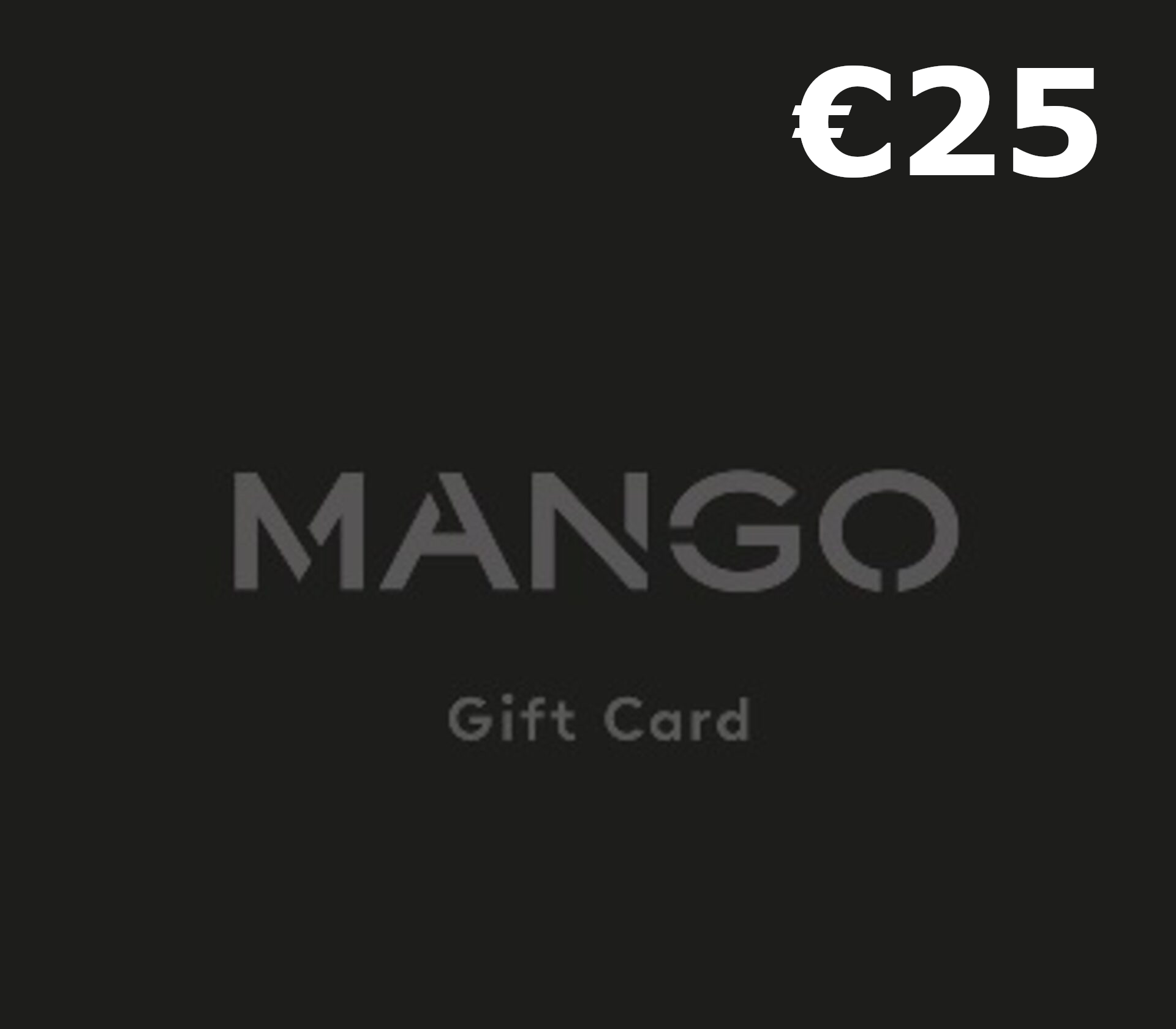 Mango €25 Gift Card ES cover art