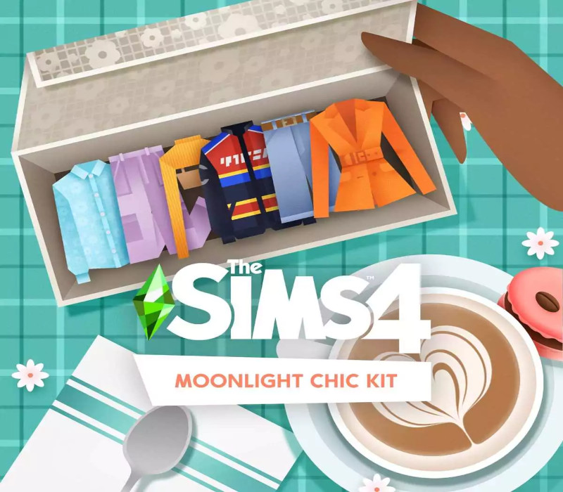 The Sims 4 - Moonlight Chic Kit DLC cover art
