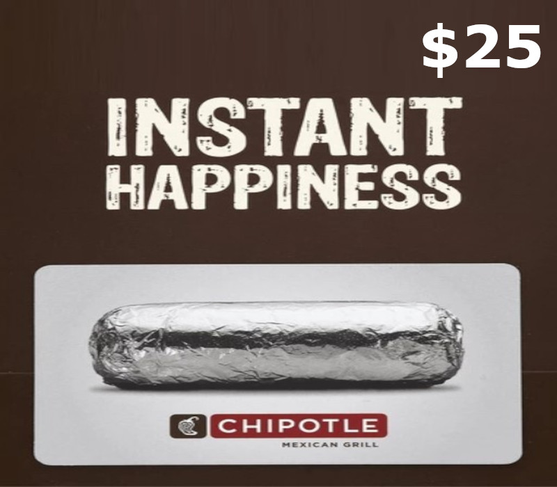 Chipotle $25 Gift Card cover art