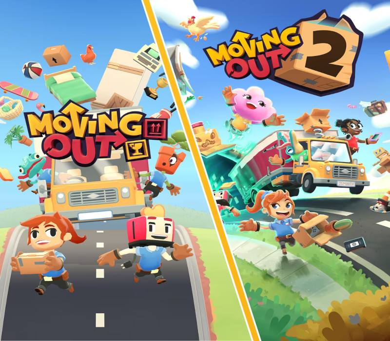 Moving Out + Moving Out 2 Bundle European Union cover art