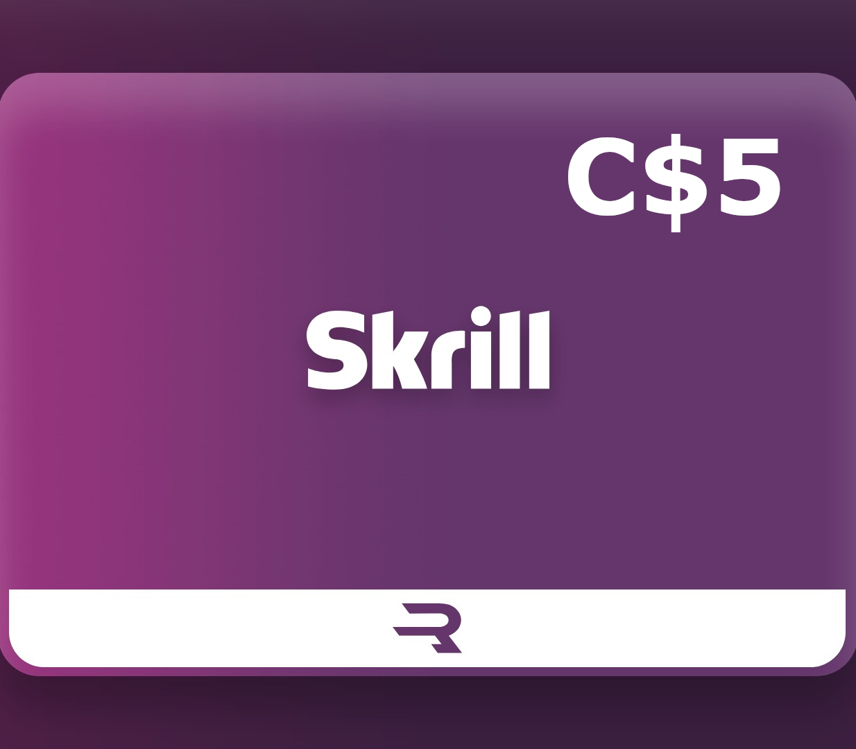 Rewarble Skrill CAD 5 Gift Card cover art