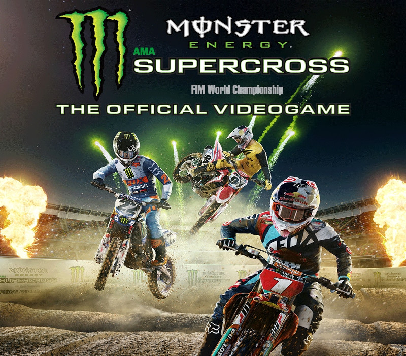 Monster Energy Supercross - The Official Videogame cover art