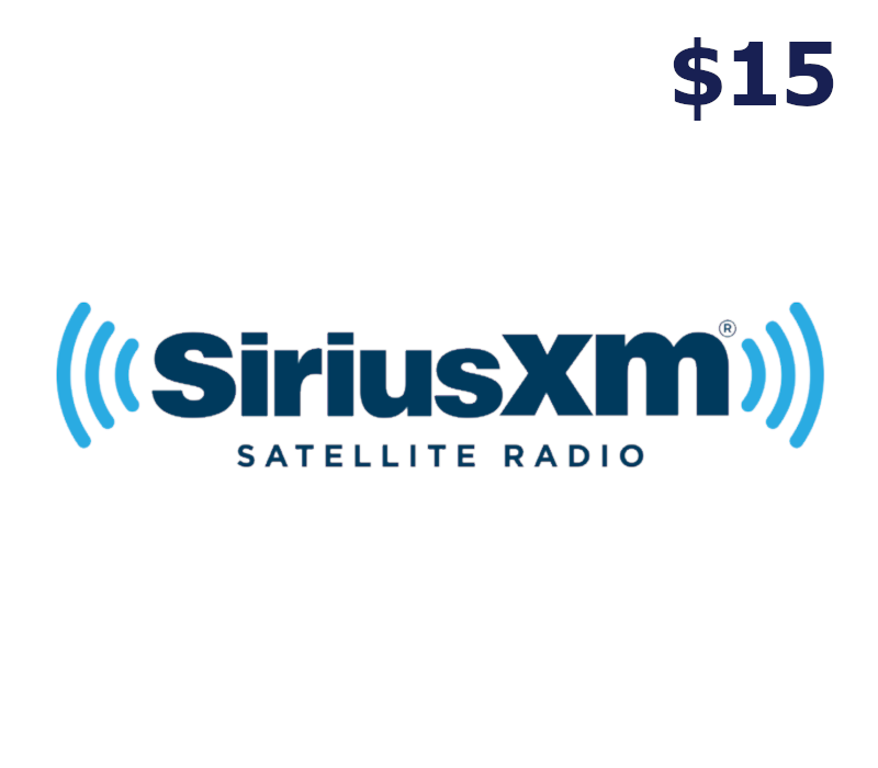 SiriusXM $15 Gift Card cover art