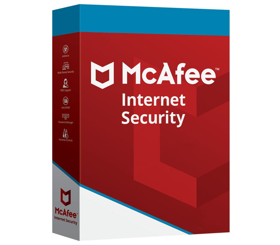 McAfee Internet Security 2025 (1 Year / 3 Devices) cover art