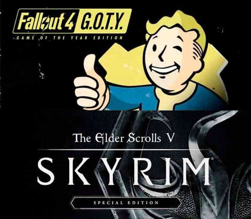 The Elder Scrolls V: Skyrim Special Edition + Fallout 4 G.O.T.Y. cover art