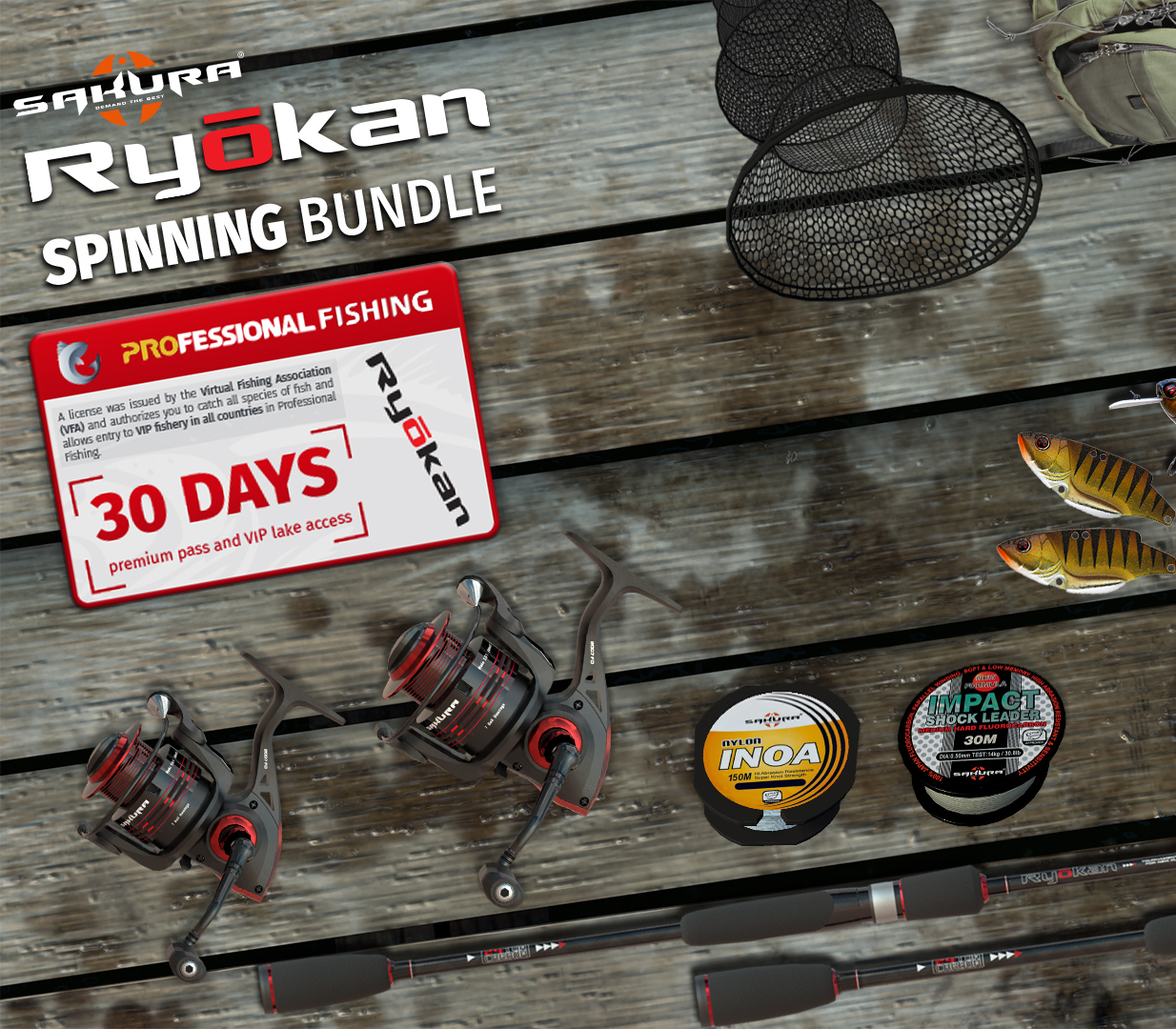 Professional Fishing - Sakura Ryokan Spinning DLC cover art