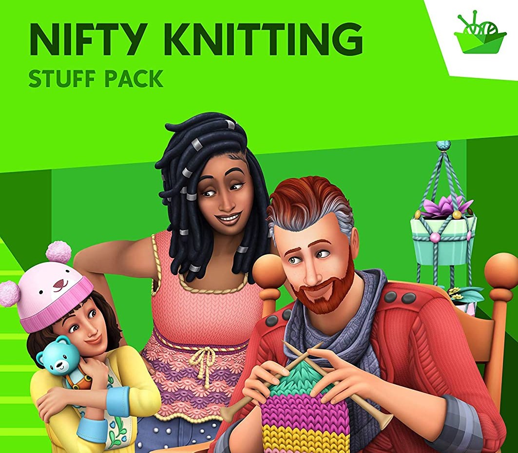 The Sims 4 - Nifty Knitting Stuff Pack DLC cover art