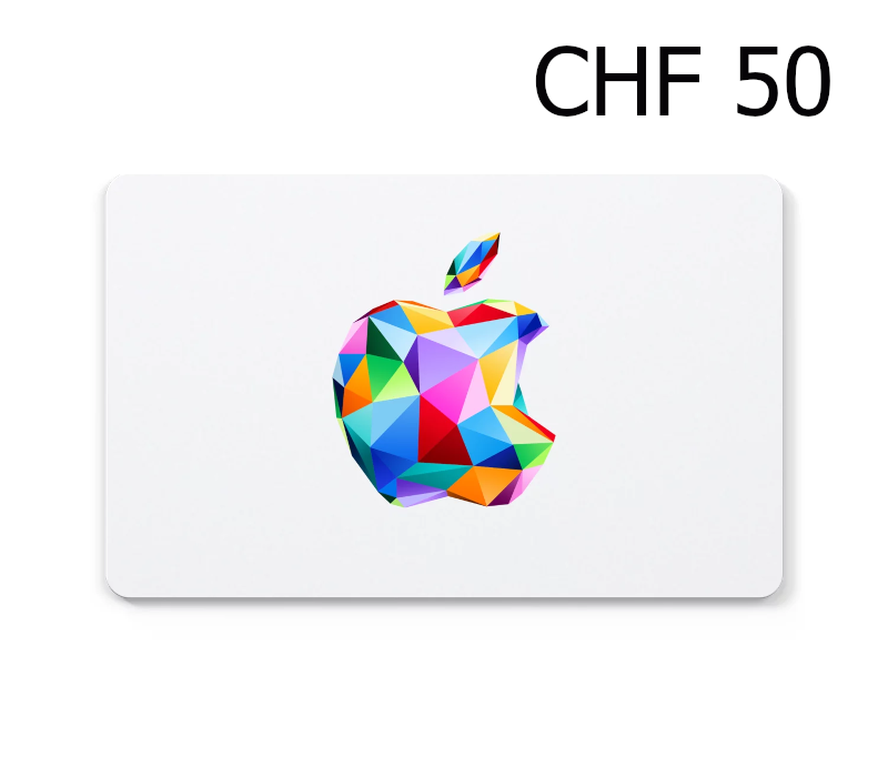 Apple 50 CHF Gift Card CH cover art