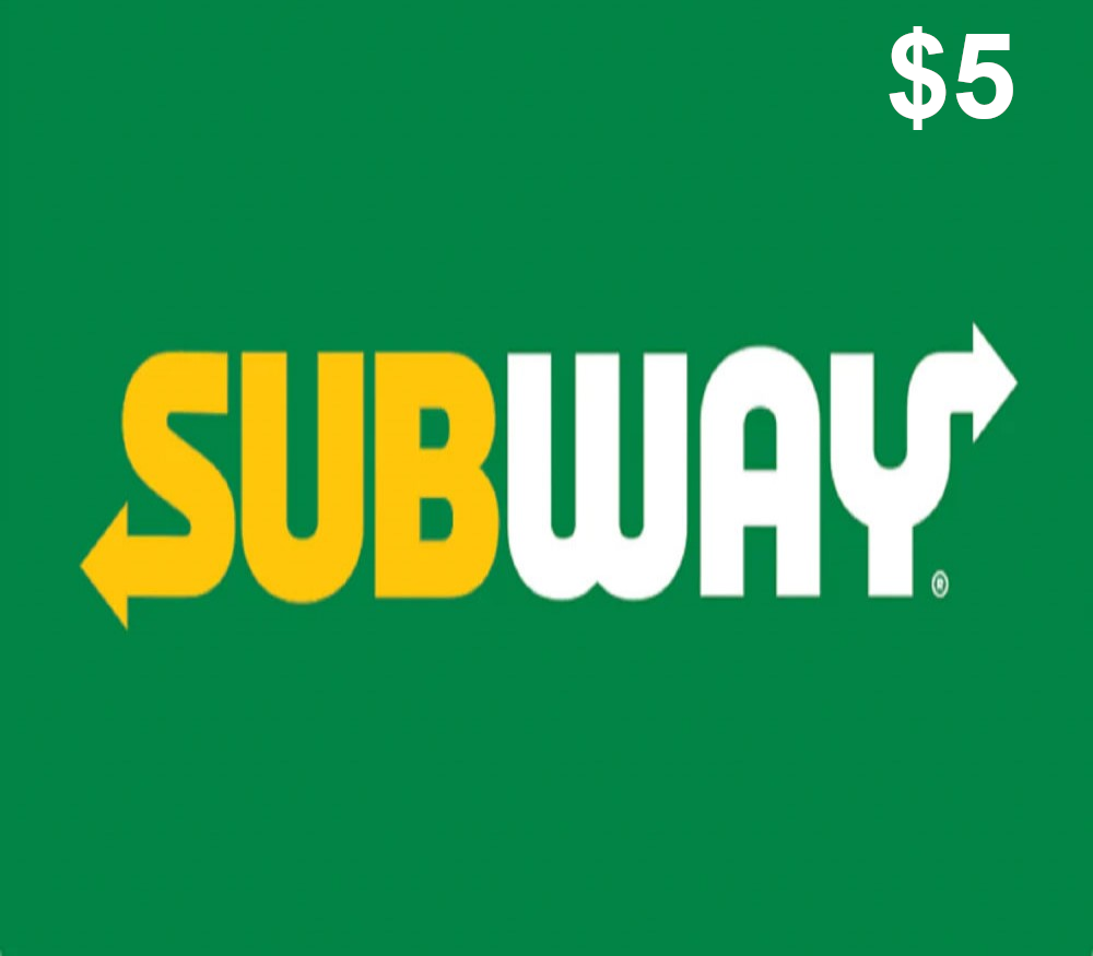 Subway $5 Gift Card cover art