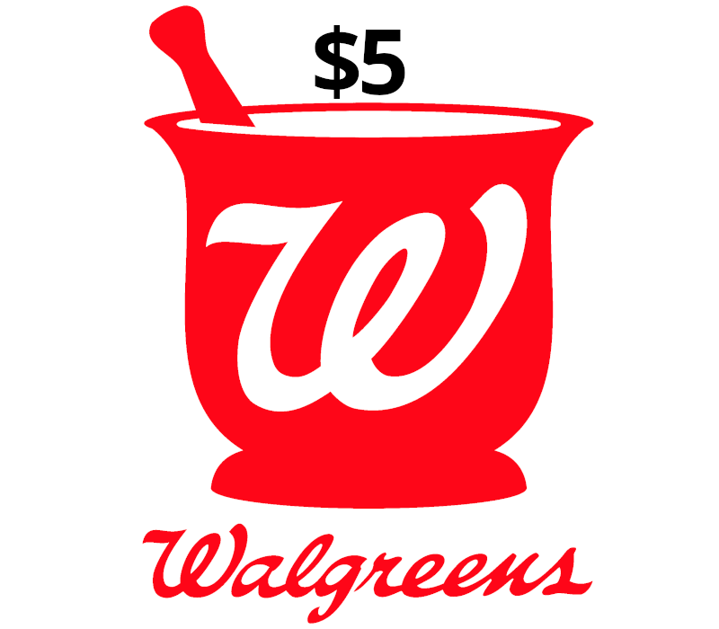 Walgreens USD 5 Gift Card cover art