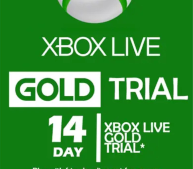 XBOX Live 14-day Gold Trial Membership cover art