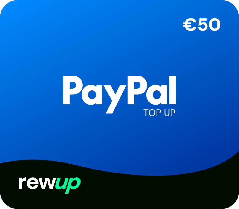 RewUp PayPal 50 EUR Gift Card cover art