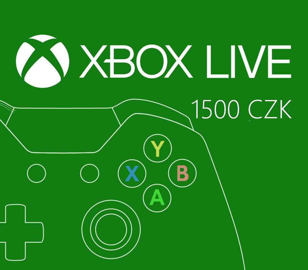 XBOX Live CZK 1500 Prepaid Card CZ cover art