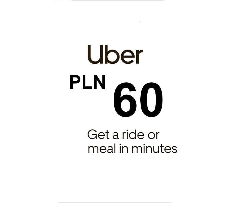 Uber PLN 60 Gift Card PL cover art